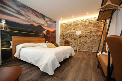 Letto o letti in una camera di La Giuggiola