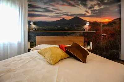 Letto o letti in una camera di La Giuggiola