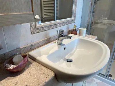 Bagno di OPALE Apartment with terrace