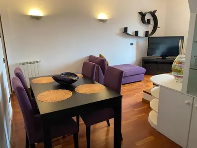 TV o dispositivi per l'intrattenimento presso OPALE Apartment with terrace