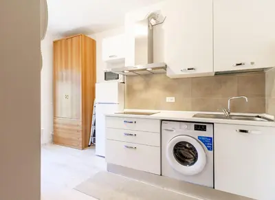Cucina o angolo cottura di Mussato Romantic River Flat x2 - con vista sul fiume