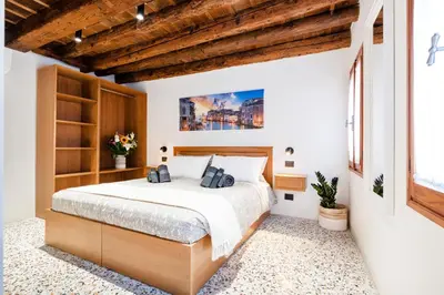 Letto o letti in una camera di 5 minuti da Rialto, intera palazzina Veneziana