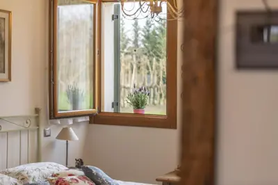 Letto o letti in una camera di Agriturismo Al Botteniga
