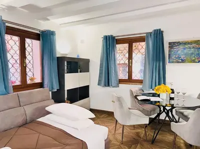 Area soggiorno di Gloria luxury home