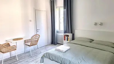 Letto o letti in una camera di Flat in Treviso near Train Station