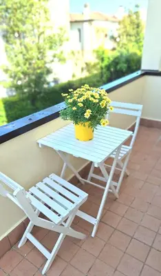 Balcone o terrazza di Flat in Treviso near Train Station