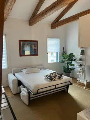 Letto o letti in una camera di Victoria Studio