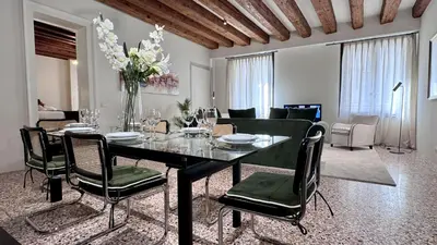 Area soggiorno di Residence Vendramin Canal View