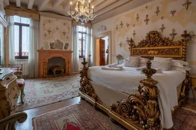 Letto o letti in una camera di Ca-Nova