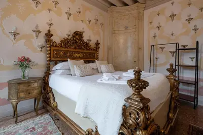 Letto o letti in una camera di Ca-Nova