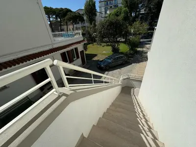 Balcone o terrazza di App4rent Villa Zanetti - Appartamenti con spiaggia privata frontemare