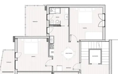 Planimetria di Casa De Vero 2 - Sottomarina