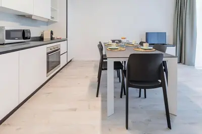 Cucina o angolo cottura di Wave Island! Luxury resort a Jesolo - Piscina e Park free!