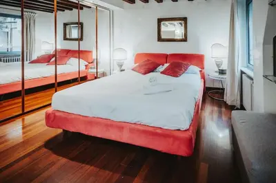 Letto o letti in una camera di 2 min da Piazza san Marco L-Home Venice