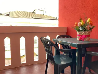 Balcone o terrazza di Lovely flat in the center of Rosolina Mare