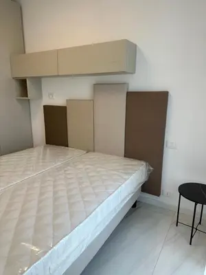 Letto o letti in una camera di Beach Palace with small swimming pool, private beach, parking