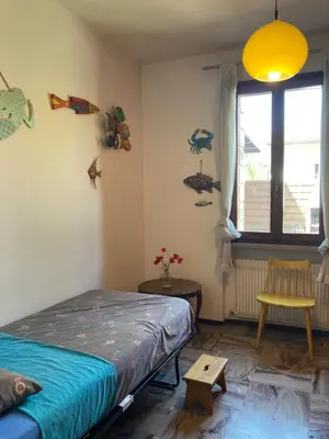 Letto o letti in una camera di Ca' Lio Grando