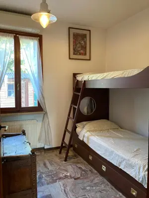 Letto o letti in una camera di Ca' Lio Grando