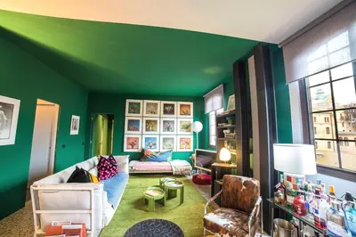 Area soggiorno di Ca' dei Colori design apartment