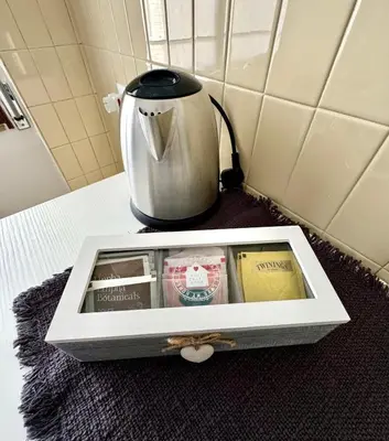 Set per la preparazione di tè e caffè presso Appartamento alle Terrazze