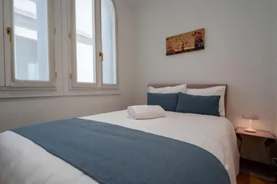Letto o letti in una camera di VeNICe Cera Ai Leoncini