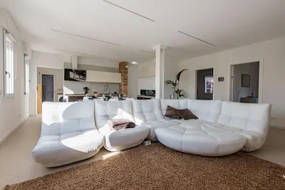 Area soggiorno di Apartment deluxe ground floor Venice/Treviso park