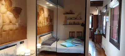 Letto o letti in una camera di Casa Carla