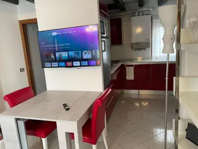 TV o dispositivi per l'intrattenimento presso Appartamento Ca Sambughè - In the heart of Venice