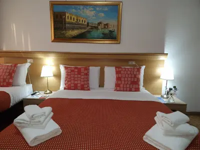 Letto o letti in una camera di Hotel Tito