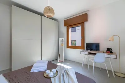 TV o dispositivi per l'intrattenimento presso Cappuccina Rooms nel cuore di Mestre