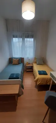 Letto o letti in una camera di Modern big flat Mestre FS Venice
