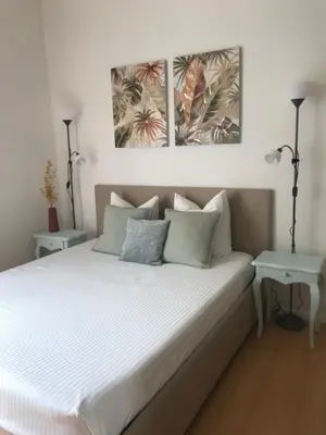 Letto o letti in una camera di Modern big flat Mestre FS Venice