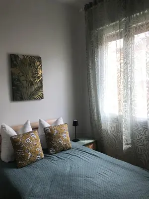 Letto o letti in una camera di Modern big flat Mestre FS Venice