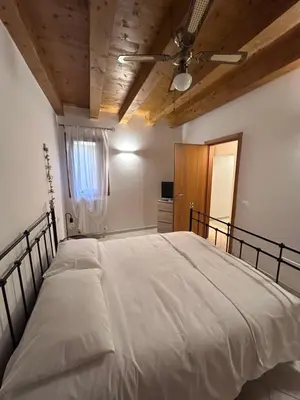 Letto o letti in una camera di Cera House