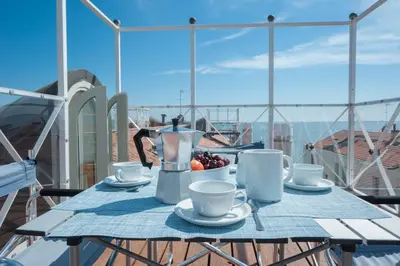 Balcone o terrazza di Ca' Altanella, amazing views from the terrace!