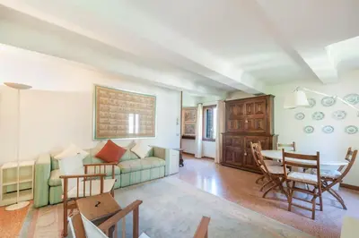 Area soggiorno di Ca' de la Comare, relaxing and elegant apartment on Canal Grande