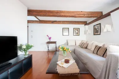 TV o dispositivi per l'intrattenimento presso Ca' Fortuny, your nest on San Marco rooftops