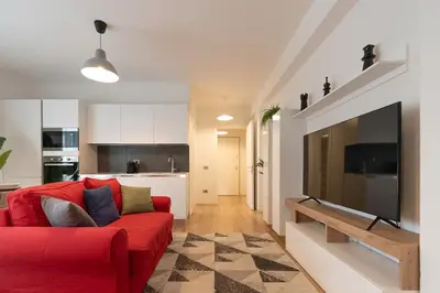 Planimetria di Large studio apartment with balcony in city centre