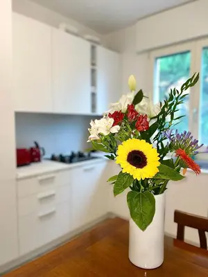 Cucina o angolo cottura di Zen Garden House