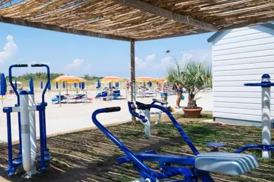 Palestra o centro fitness di Feriendorf Oasi Mobilehome Maui für 5 Personen