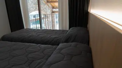 Letto o letti in una camera di B&B Cà Breganze