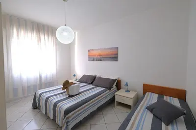Letto o letti in una camera di Diplomatic Bilo Vista mare Piazza Torino