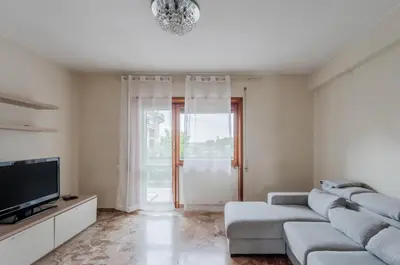 TV o dispositivi per l'intrattenimento presso Miranda - Apartament in Mestre with Balcony!