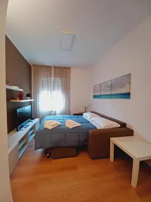 Letto o letti in una camera di Appartamento Margherita