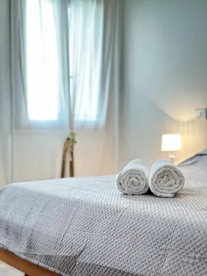 Letto o letti in una camera di PARISI - Valdobbiadene