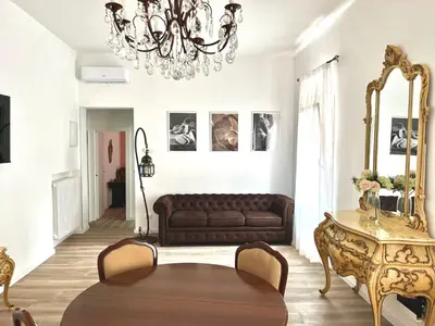 Area soggiorno di Airoldi Palace Apartment