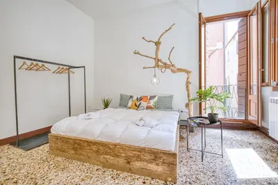 Letto o letti in una camera di My Rialto - Venezia centro