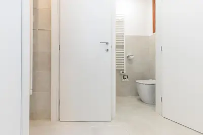 Bagno di Accogliente Monolocale Veneziano1 Aria Condizionata, vicino a campus e stazione