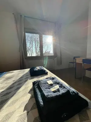 Letto o letti in una camera di Appartamento Centro Conegliano Eleganza e Comfort