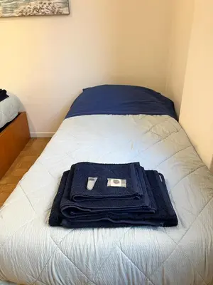 Letto o letti in una camera di Appartamento Centro Conegliano Eleganza e Comfort